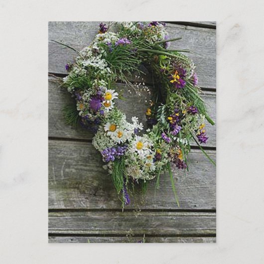 Sommersonnenkarte Postkarte (Vorderseite)