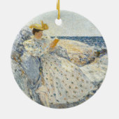 Sommersonnenlicht | Childe Hassam Keramik Ornament (Hinten)