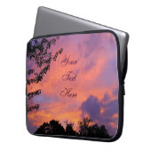 Sommersonnenschläfchen *Persönlich* Laptopschutzhülle (Vorderseite Links)