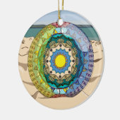Sommersonnenschmuck Keramik Ornament (Links)