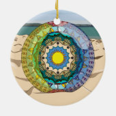 Sommersonnenschmuck Keramik Ornament (Hinten)