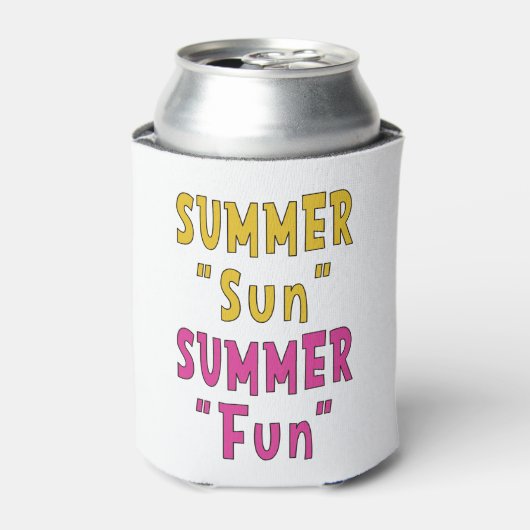 Sommersonnenspass Dosenkühler (Kanne Vorderseite)