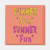 Sommersonnenspass Magnet (Vorne)