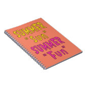 Sommersonnenspass Notizblock (Rechte Seite)
