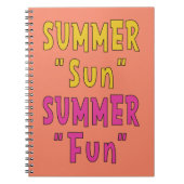 Sommersonnenspass Notizblock (Vorderseite)