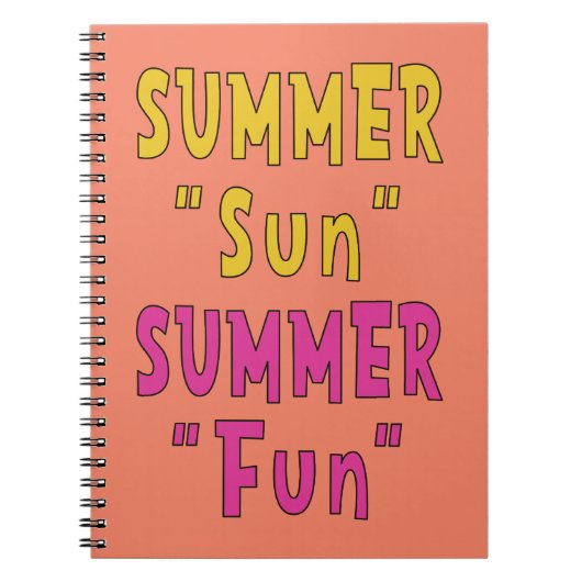 Sommersonnenspass Notizblock (Vorderseite)