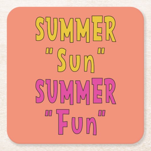 Sommersonnenspass Rechteckiger Pappuntersetzer (Vorderseite)