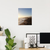 Sommersonnenuntergang auf der Schnellstraße 1 von Poster (Heimbüro)