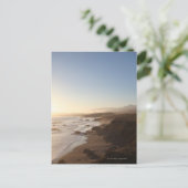 Sommersonnenuntergang auf der Schnellstraße 1 von Postkarte (Stehend Vorderseite)