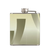 Sommersonnenuntergang Flachmann (Rückseite)