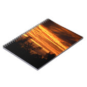 Sommersonnenuntergang in Canberra Notizblock (Linke Seite)