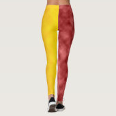 Sommersonnenwende-Blüte Leggings (Rückseite)