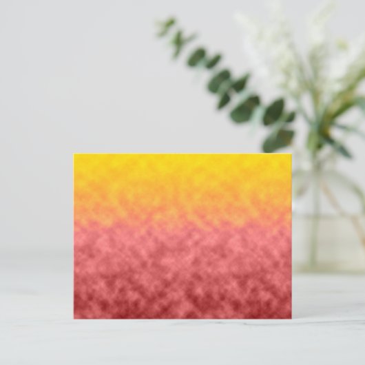 Sommersonnenwende-Blüte Postkarte (Stehend Vorderseite)