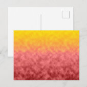 Sommersonnenwende-Blüte Postkarte (Vorne/Hinten)