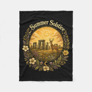 Sommersonnenwende Litha Mittsommer Fülle Wachstum Fleecedecke