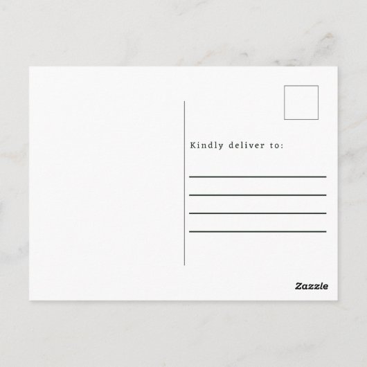 Sommersonnige Sonnenstrahlen in farbenfroher Flora Postkarte (Rückseite)