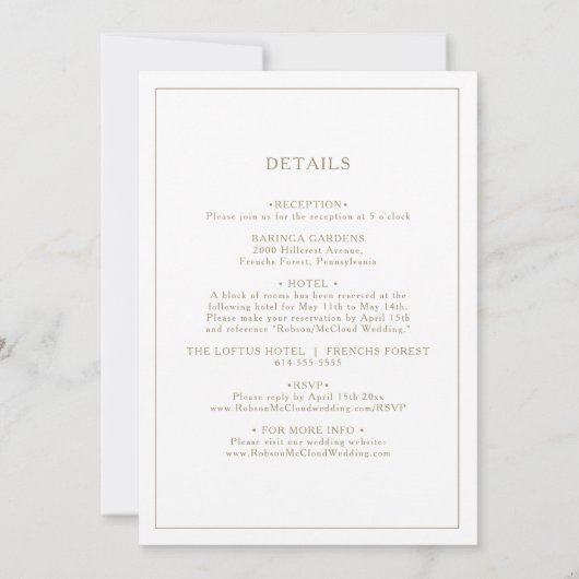 Sommersonnige Wasserfarbe in einer Hochzeit Einladung (Rückseite)