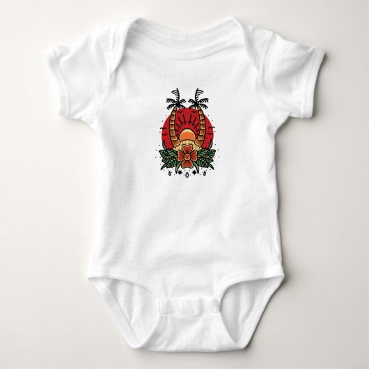 Sommersonntag Baby Strampler (Vorderseite)
