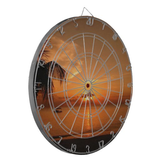 Sommersonntag Dartscheibe (Vorderseite Links)