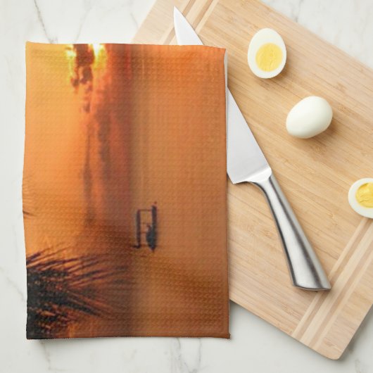 Sommersonntag Geschirrtuch (Viertel Falte)