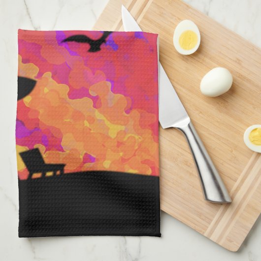 Sommersonntag Handtuch (Viertel Falte)