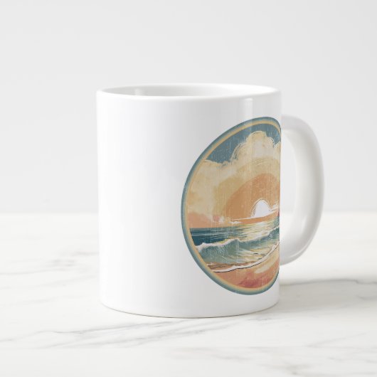 Sommersonntag Jumbo-Tasse (Vorderseite Rechts)