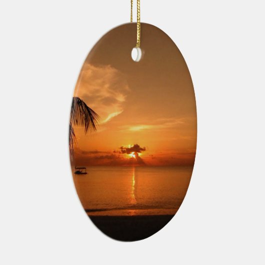 Sommersonntag Keramik Ornament (Rechts)