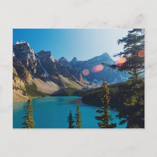 Sommersonntag | Moraine Lake, Kanada Postkarte (Vorderseite)