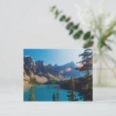 Sommersonntag | Moraine Lake, Kanada Postkarte (Stehend Vorderseite)