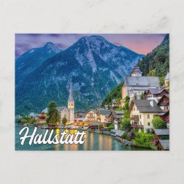 Sommersonntag über Hallstatt, Österreich Postkarte