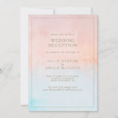 Sommersonntags Hochzeitsempfang Einladung (Vorderseite)