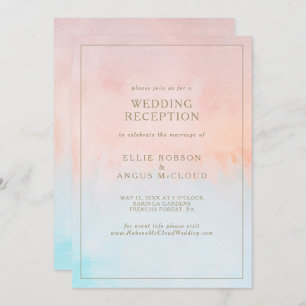 Sommersonntags Hochzeitsempfang Einladung