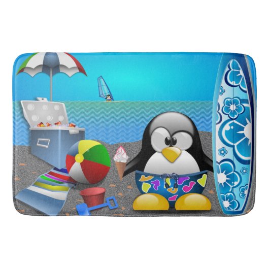 SOMMERSPASS AM STRAND BADEMATTE (Vorderseite)