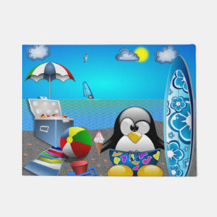 SOMMERSPASS AM STRAND FUßMATTE