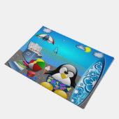SOMMERSPASS AM STRAND FUßMATTE (Schrägansicht)