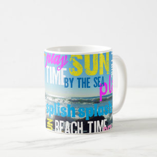 Sommerspaß am Strand Kaffeetasse