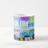 Sommerspaß am Strand Kaffeetasse (Mittel)