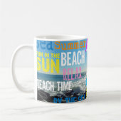 Sommerspaß am Strand Kaffeetasse (Links)