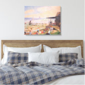 Sommerspass am Strand Leinwanddruck (Insitu (Schlafzimmer))