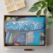 SOMMERSPASS AM STRAND SEIDENPAPIER (Geschenk)