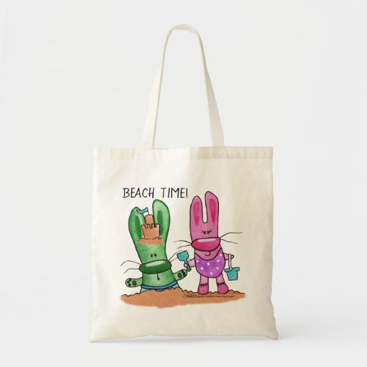 Sommerspass am Strand Tragetasche (Vorne)