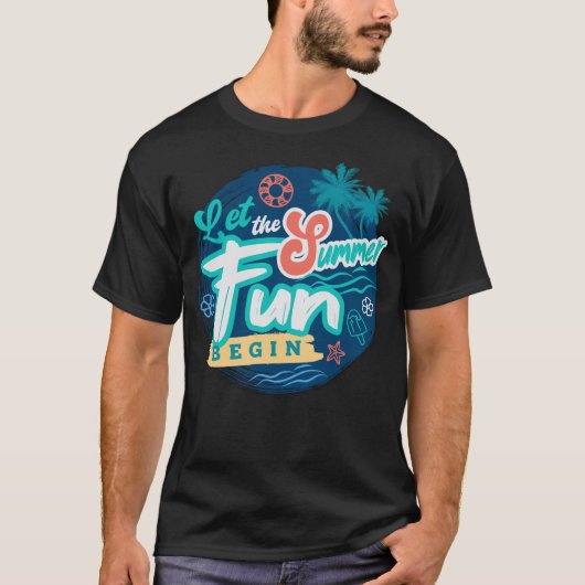 Sommerspass beginnt T-Shirt (Vorderseite)