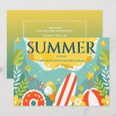Sommerspass Einladung (Vorne/Hinten)
