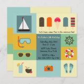 Sommerspass - Einladung (Vorne/Hinten)