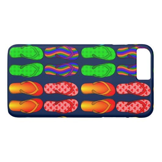 Sommerspass, Flip Flops Case-Mate iPhone Hülle (Rückseite (Horizontal))