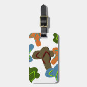 Sommerspass Flip Flops Gepäckanhänger (Vorderseite vertikal)