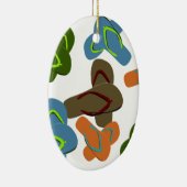 Sommerspass Flip Flops Keramik Ornament (Rechts)