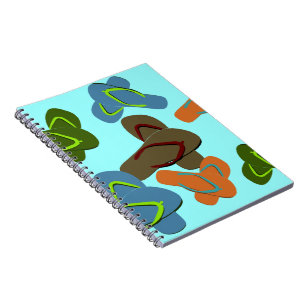 Sommerspass Flip Flops Notizblock