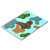 Sommerspass Flip Flops Notizblock (Linke Seite)