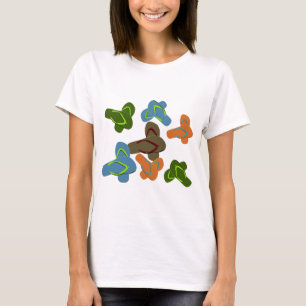 Sommerspass Flip Flops T-Shirt